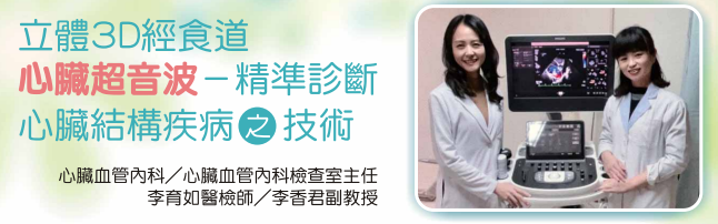 立體3D經食道心臟超音波-精準診斷心臟結構疾病之技術